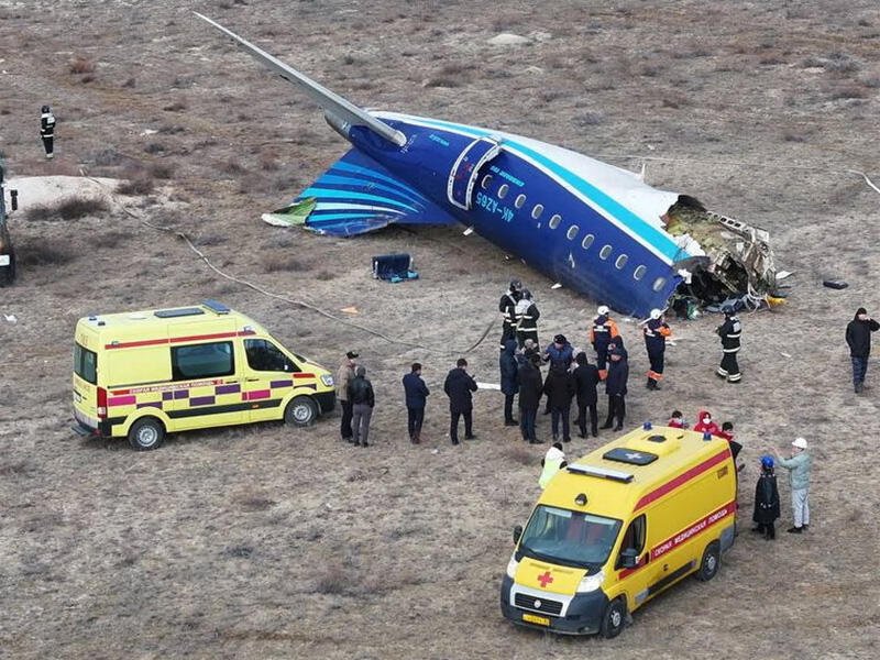 AZAL təyyarəsinin qəzası zamanı yanğın füzelyajın və pilot kabinəsinin bir hissəsini məhv edib