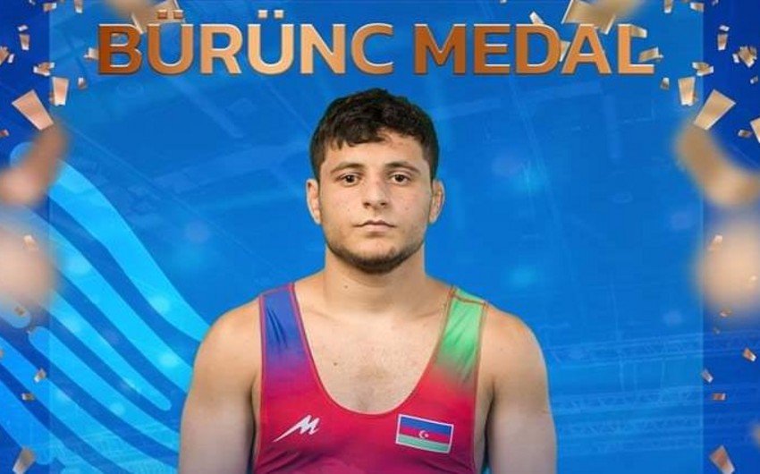 Azərbaycan güləşçisi Qazaxıstanda keçirilən turnirdə bürünc medal qazanıb