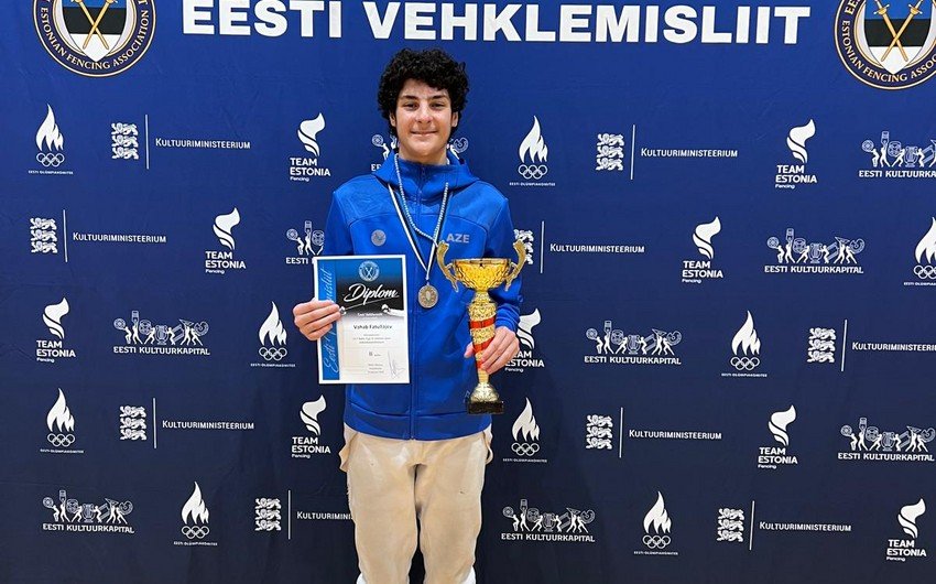 Azərbaycan qılıncoynadanı Estoniyada bürünc medal qazanıb