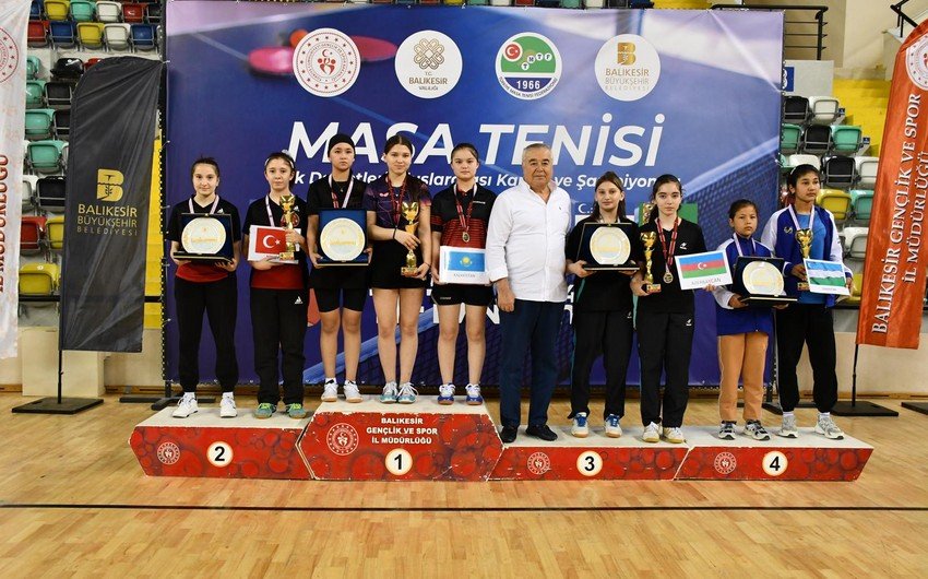 Azərbaycan stolüstü tennisçiləri “Türk Dövlətləri” beynəlxalq turnirində mükafat qazanıblar