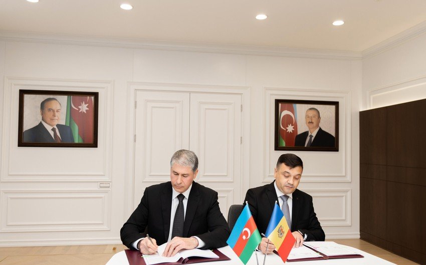 Azərbaycan və Moldova Daxili İşlər nazirlikləri arasında saziş imzalanıb -