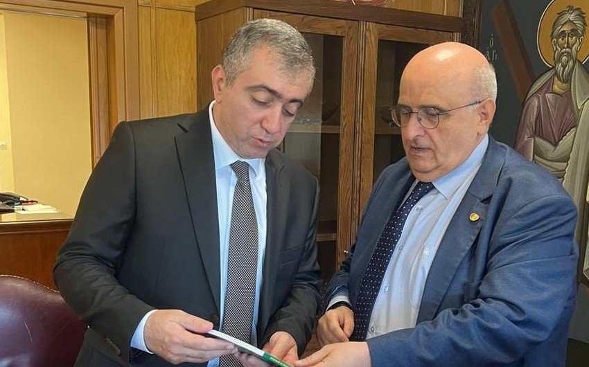 Azərbaycanın Afinadakı səfiri və Patras Universitetinin rektoru əməkdaşlıq imkanlarını nəzərdən keçiriblər
