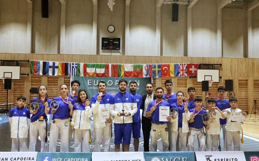 Azərbaycanın kapoeyra komandası Avropa çempionatında 11 medal qazanıb