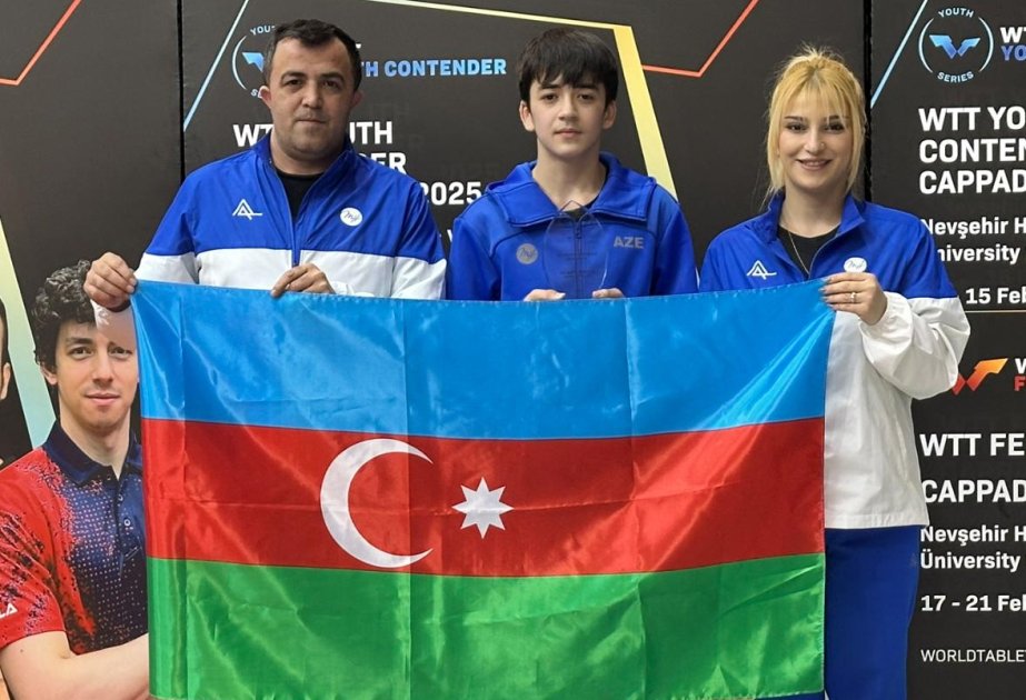 Azərbaycanın stolüstü tennisçiləri Türkiyədəki turniri 3 medalla başa vurublar