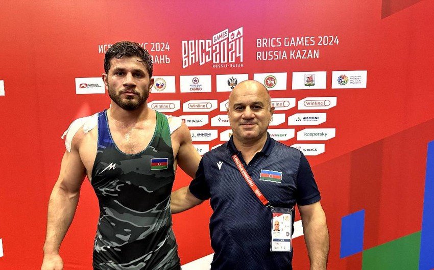 Azərbaycanın üç güləşçisi "BRICS Sports Games Kazan 2024"də bürünc medal qazanıb