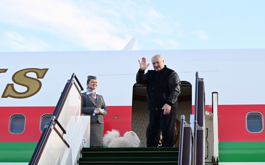 Belarus Prezidenti Aleksandr Lukaşenkonun Azərbaycana dövlət səfəri başa çatıb -