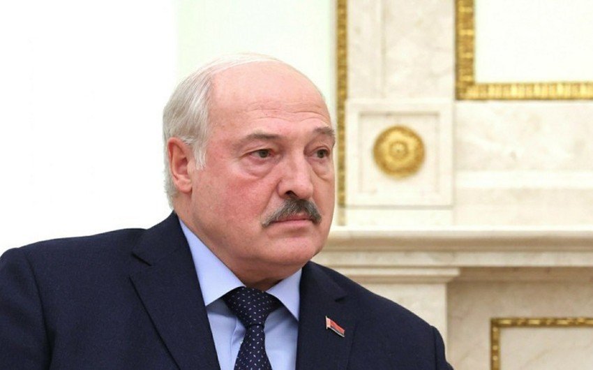Belarus Prezidentinin rəsmi qarşılanma mərasimi olub