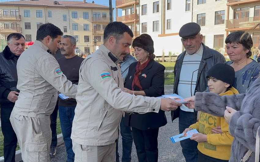 Cəbrayıl şəhərində 39 ailəyə mənzillərin açarları təqdim edilib