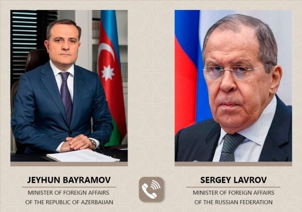 Ceyhun Bayramov və Sergey Lavrov arasında telefon danışığı olub