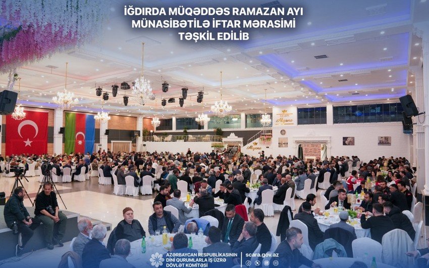 Dini Komitə İğdırda iftar mərasimi təşkil edib