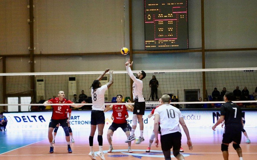 Kişi voleybolçular arasında Azərbaycan Yüksək Liqasında II tura yekun vurulub