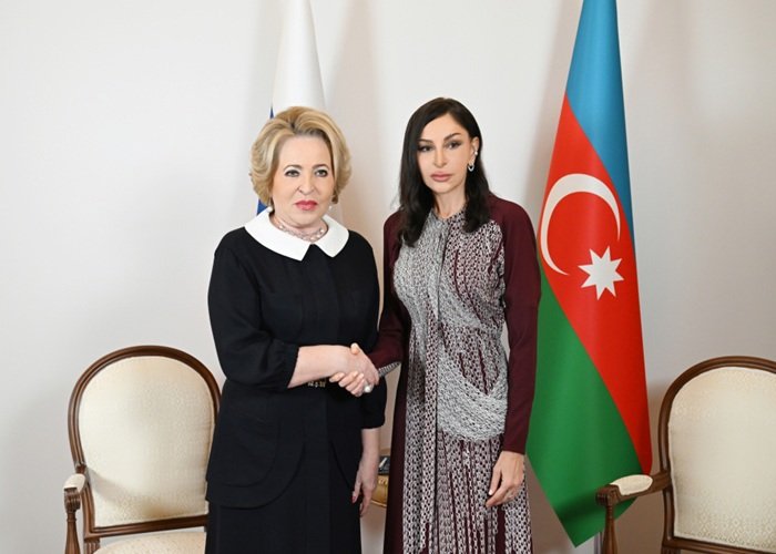 Mehriban Əliyeva Valentina Matviyenko ilə görüşüb -