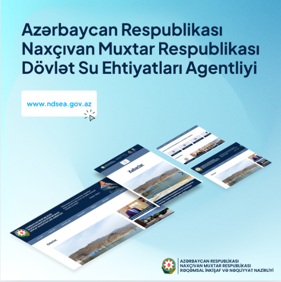 Naxçıvanda Dövlət Su Ehtiyatları Agentliyinin rəsmi internet səhifəsi yenilənib
