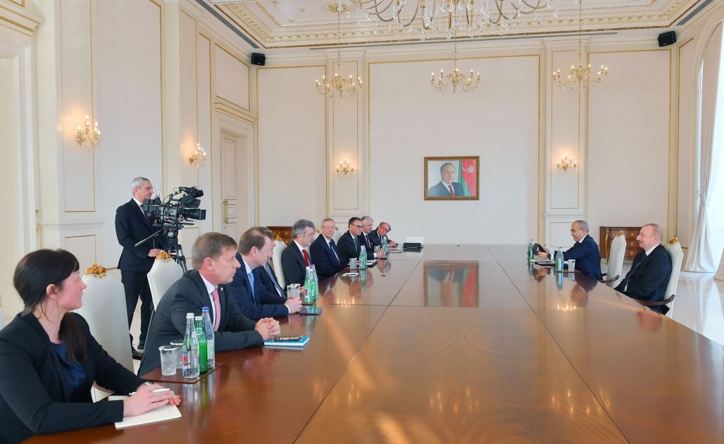Prezident İlham Əliyev Alman İqtisadiyyatının Şərq Komitəsinin sədrini qəbul edib -