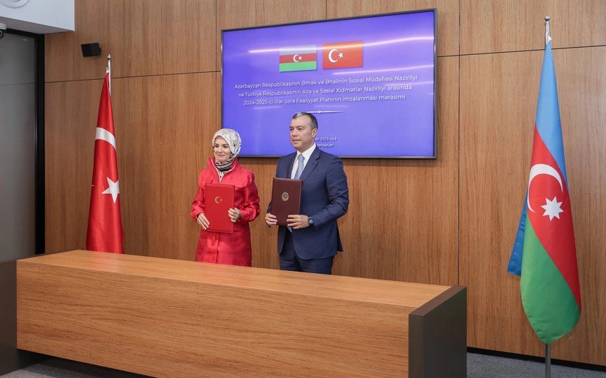 Türkiyə və Azərbaycan nazirlikləri arasında əməkdaşlıq sənədi imzalanıb